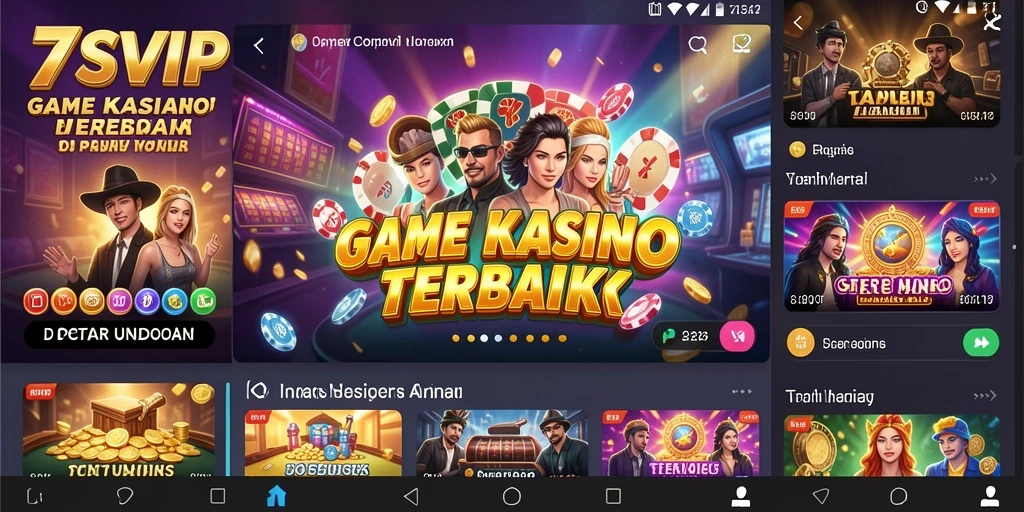 Screenshot gameplay 7SVIP menunjukkan pengalaman bermain kasino yang seru.