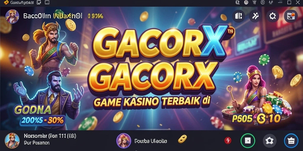 Tampilan menarik dari gameplay GACORX yang mendebarkan.