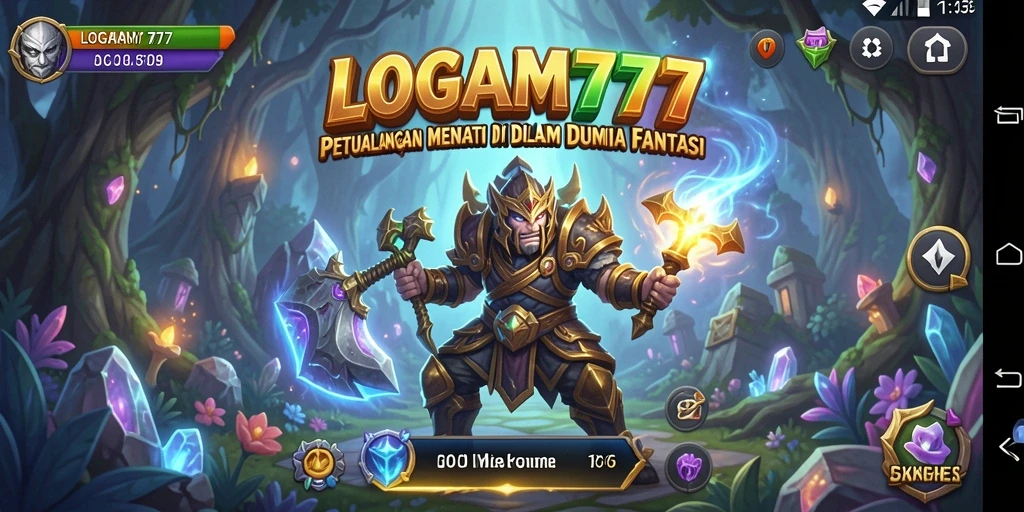 Tampilan gameplay LOGAM777 yang seru dan menegangkan.
